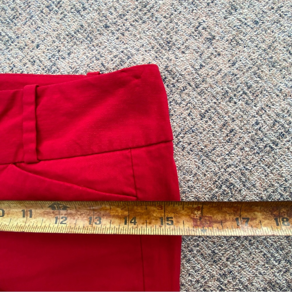 The Limited Exact Stretch Red Skinny Ankle Pant size 0 - Picture 7 of 11